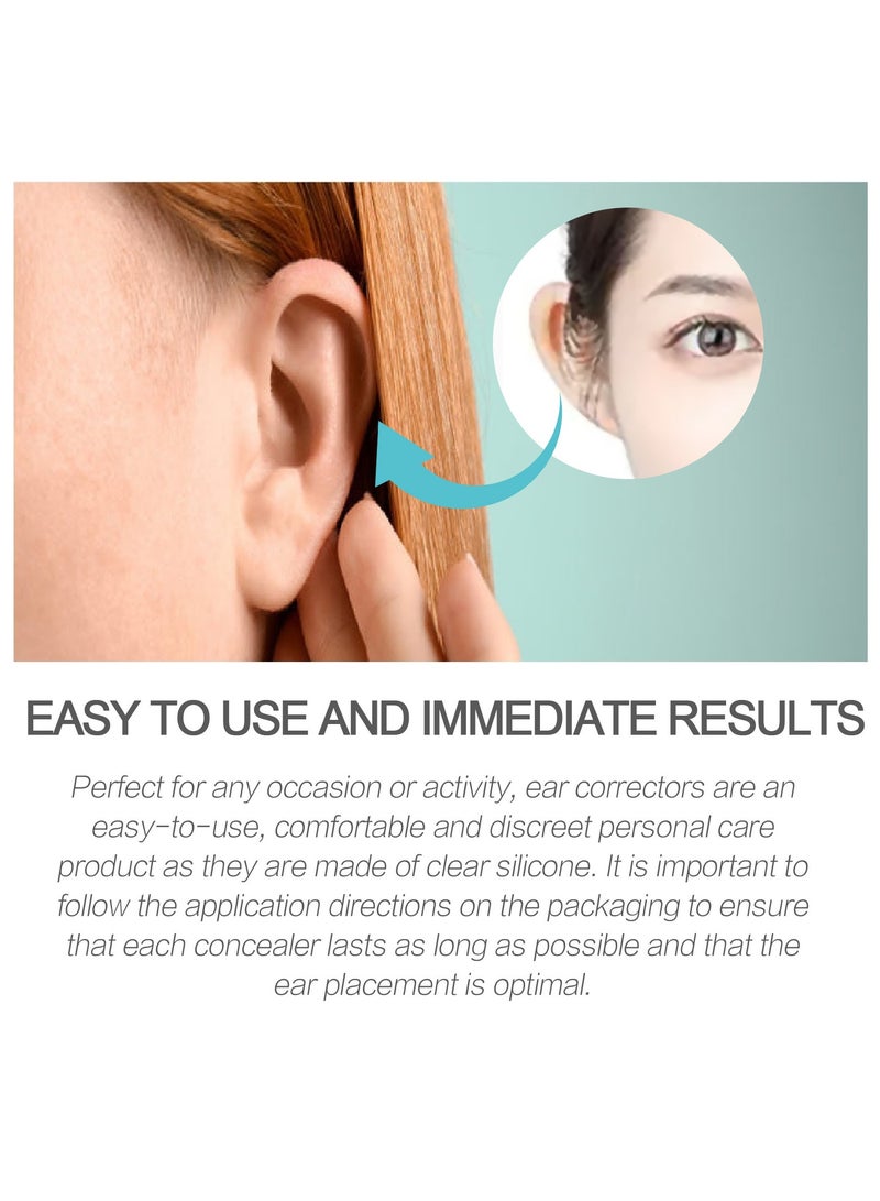 EELHOE 6 PCS Cosmetic Discreet Waterproof Ear Correction Patches, Cosmetic Discreet Protruding Ear Correcto,Ear Reshaping and Support for Protruding Ears, Suitable for Children and Adults, Small Ear Effect - Image 5