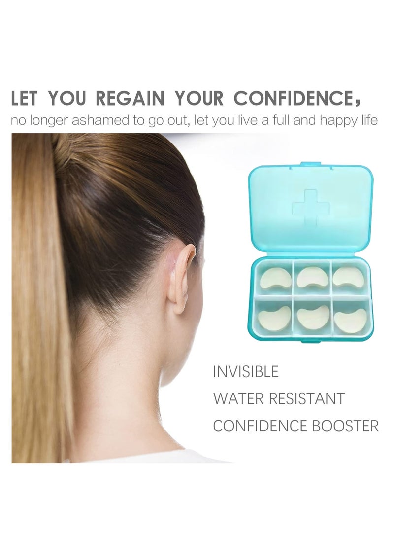 EELHOE 6 PCS Cosmetic Discreet Waterproof Ear Correction Patches, Cosmetic Discreet Protruding Ear Correcto,Ear Reshaping and Support for Protruding Ears, Suitable for Children and Adults, Small Ear Effect - Image 3