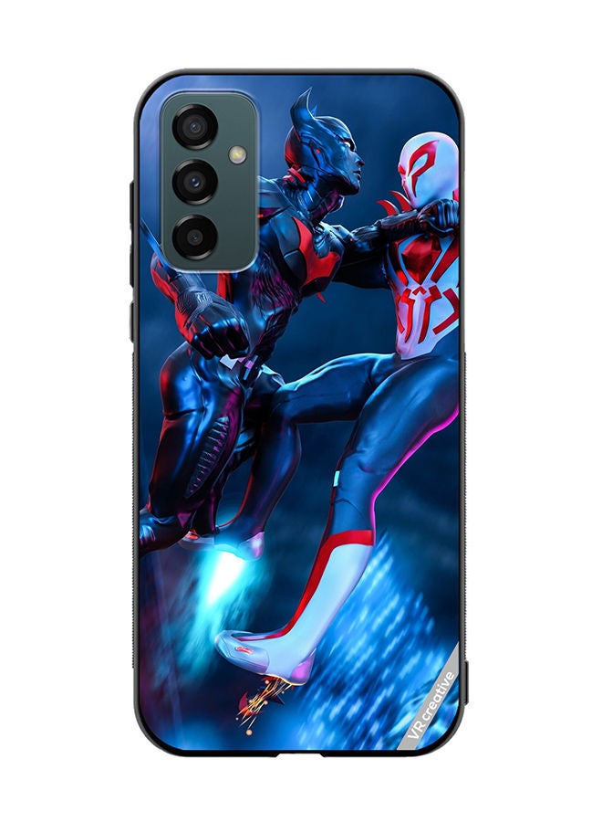 VR CREATIVE Protective Case Cover For Samsung Galaxy F23 Spiderman Vs Batman Design Multicolour - Image 1