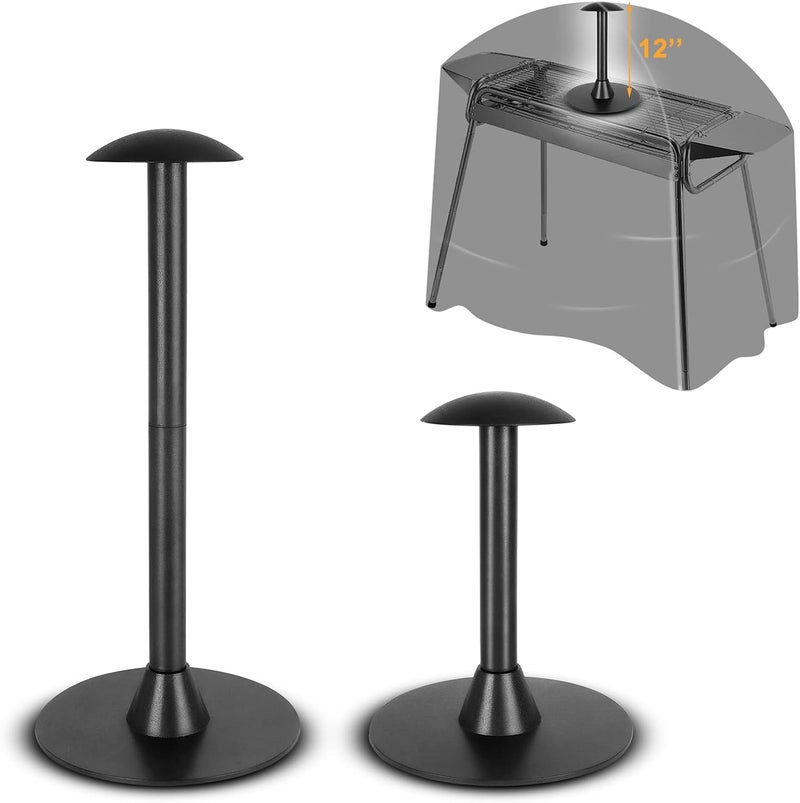 TBTeek Grill Griddle Cover Support Pole for Outdoor Small BBQ Gas Grill Covers, Prevent Water Pooling and Collecting Debris, Fits All inch Blackstone Weber Char-Broil Grill Covers - Image 1