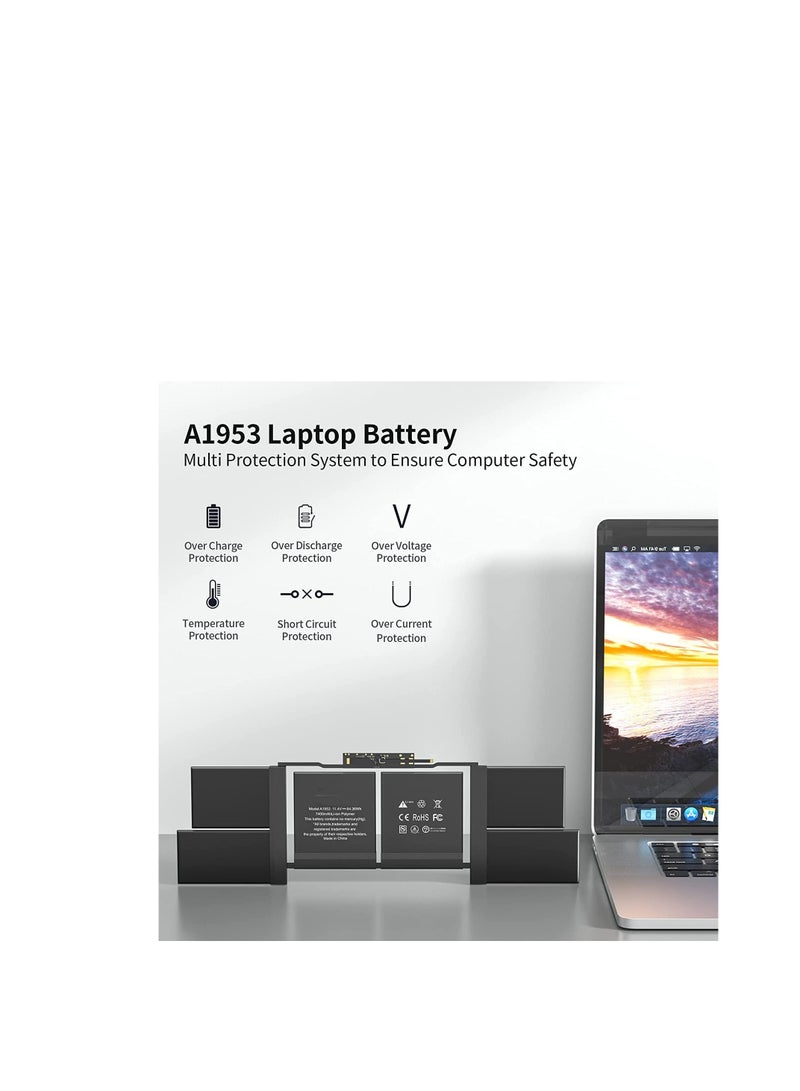 Terabyte A1990 A1953 Battery Replacement for MacBook Pro 15" Touch Bar EMC 3215 3359 Mid 2018 2019 MV902LL/A MV912LL/A MV922LL/A MV932LL/A MV942LL/A MV952LL/A MV962LL/A MV972LL/A MV902B/A MV912B/A - Image 5