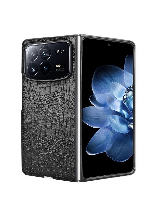 لايكا جراب لهاتف Xiaomi Mix Fold 4 بغطاء خلفي من جلد التمساح - Image 4