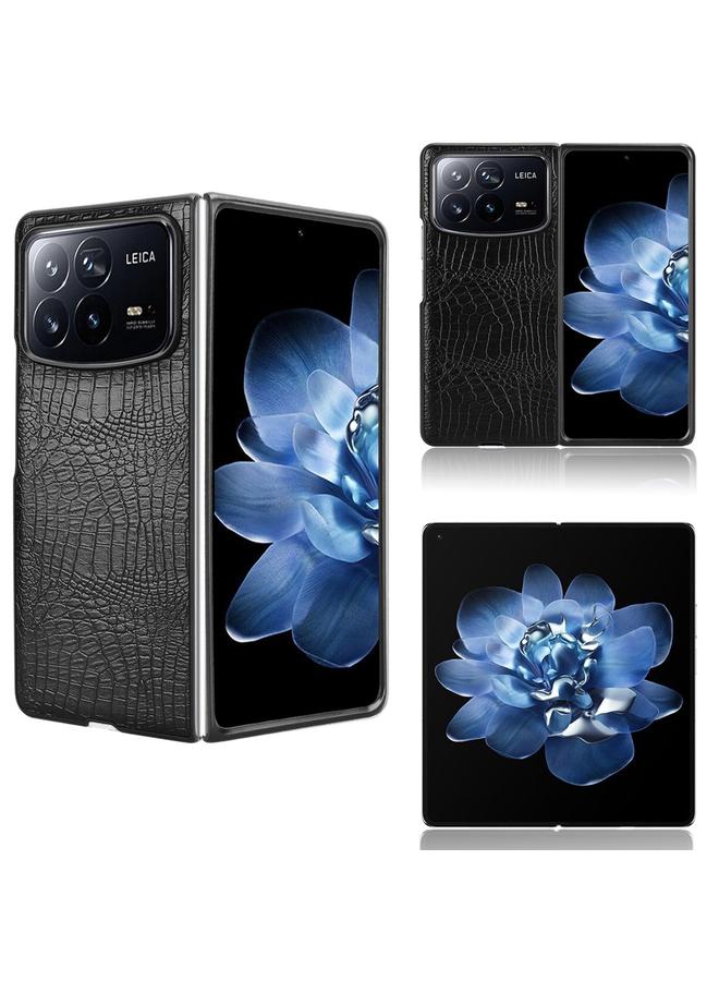 لايكا جراب لهاتف Xiaomi Mix Fold 4 بغطاء خلفي من جلد التمساح - Image 1