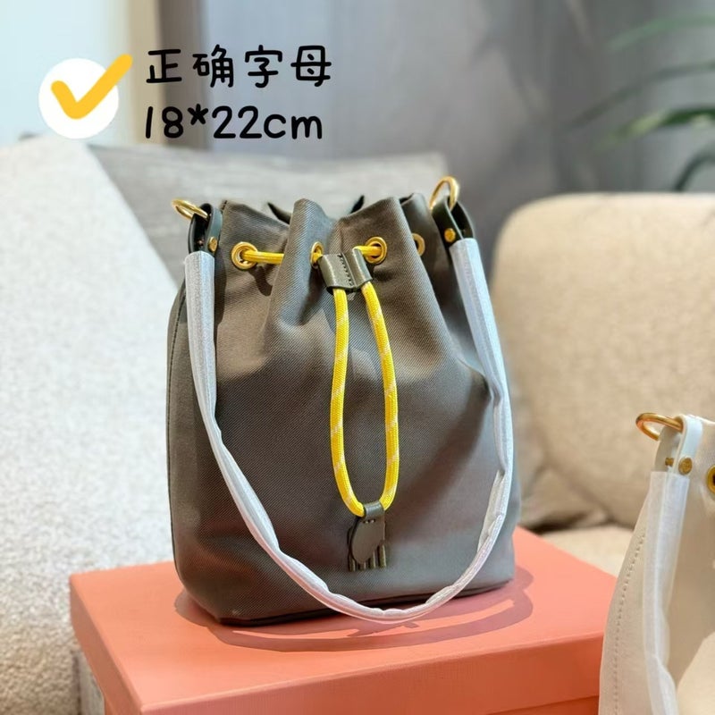 Retro Simple Bucket Bag Handbag Women'S Shoulder Small Bag Armpit Bag Women'S Bag Canvas Bag - Image 2