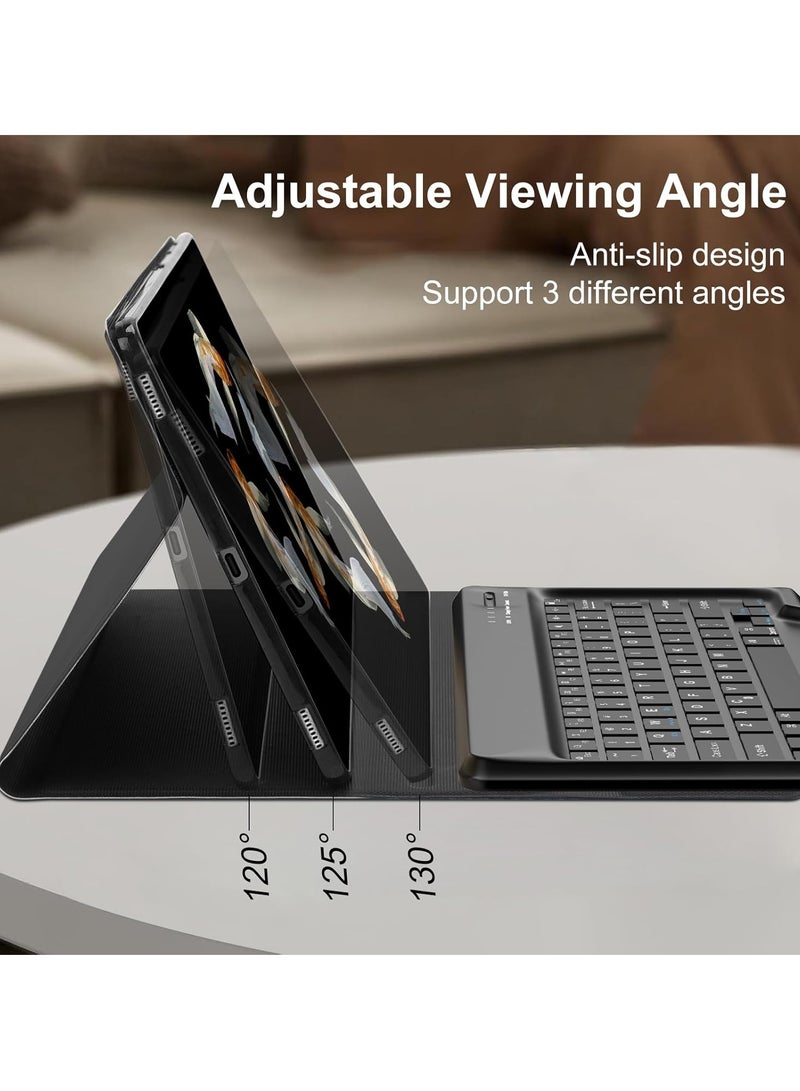 TIGER 2022 Samsung Galaxy Tab S9 Ultra / S8 Ultra Keyboard Protective Case – 14.6-inch, Slim Smart Cover with S Pen Holder, Multi-Use Bluetooth Keyboard for Galaxy Tab S9 Ultra (Black) - Image 3