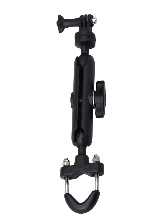 Yellowfin Action Camera Aluminium Alloy Holder Compatible With Gopro Bike Mount With Two 360° Rotational Angle For Bike Motorcycle And Bicycle (Handlebar Attachment) - Image 1