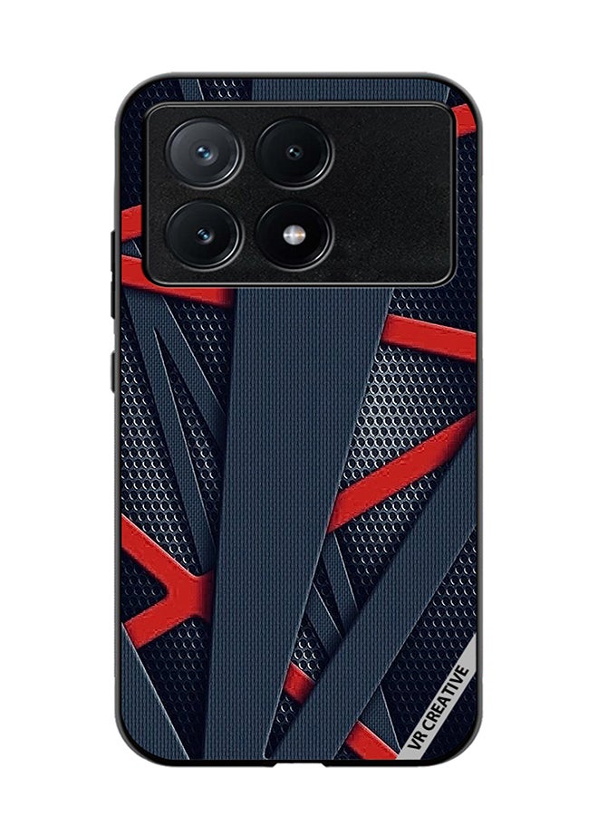 VR CREATIVE Protective Case Cover For Xiaomi Poco X6 Pro Abstract Design Multicolour - Image 1