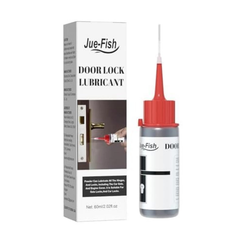 60ml Dry Graphite Lubricant Spray, Powder Formula for Door Hardware, Car Mechanisms and Sliding Tracks, Non-Sticky Non-Greasy Maintenance Solution to Prevent Freezing and Corrosion - Image 1
