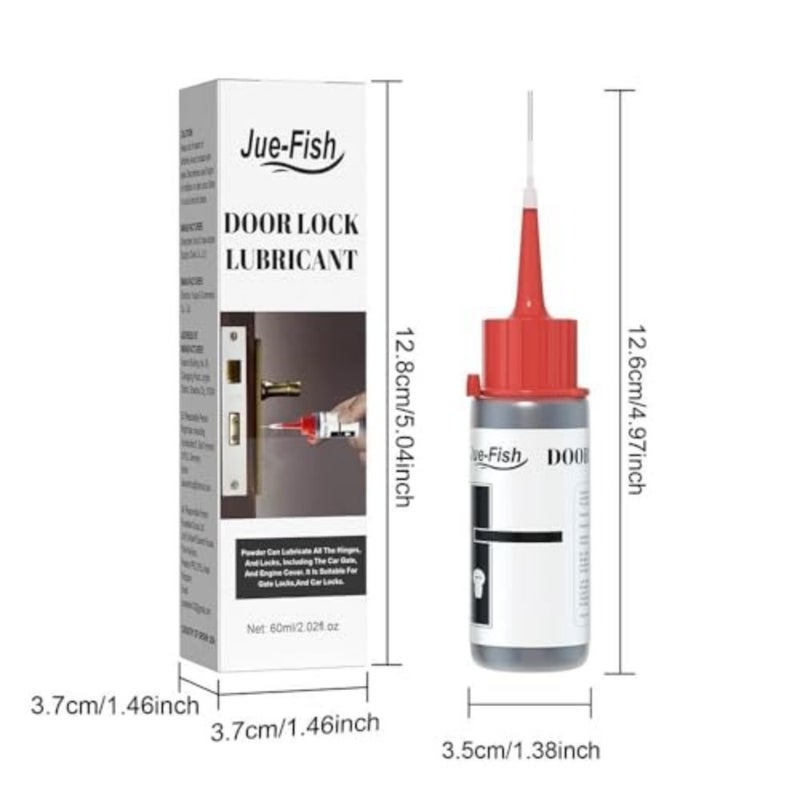 60ml Dry Graphite Lubricant Spray, Powder Formula for Door Hardware, Car Mechanisms and Sliding Tracks, Non-Sticky Non-Greasy Maintenance Solution to Prevent Freezing and Corrosion - Image 2