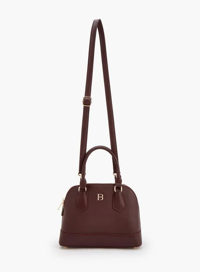 Flora Bella By Shoexpress BURGUNDY Textured Tote Bags With Detachable Strap for Women | Best Price UAE