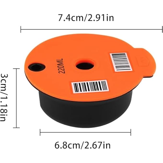 UTIZ Refillable Tassimo Coffee Pods 220Ml Premium Pp Plastic Capsule Coffee Filter Compatible With Bosch Tassimo Machines 220Ml - Image 3
