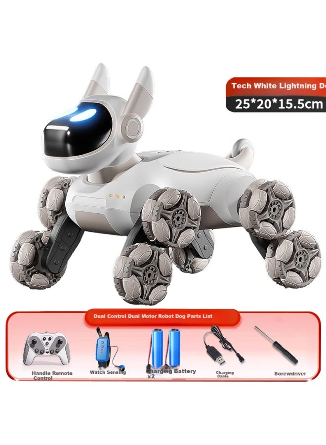 Sodeep Remote Control Robot Dog, Children's Birthday Gift Toy, Boys' Remote Control Car, Kids' Transforming Intelligent Ai Robot - Image 2