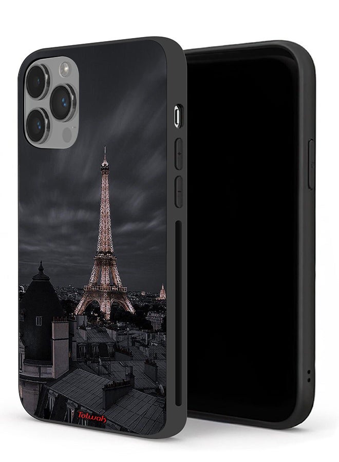 Apple iPhone 14 Pro Protective Case Eiffel Tower In Night