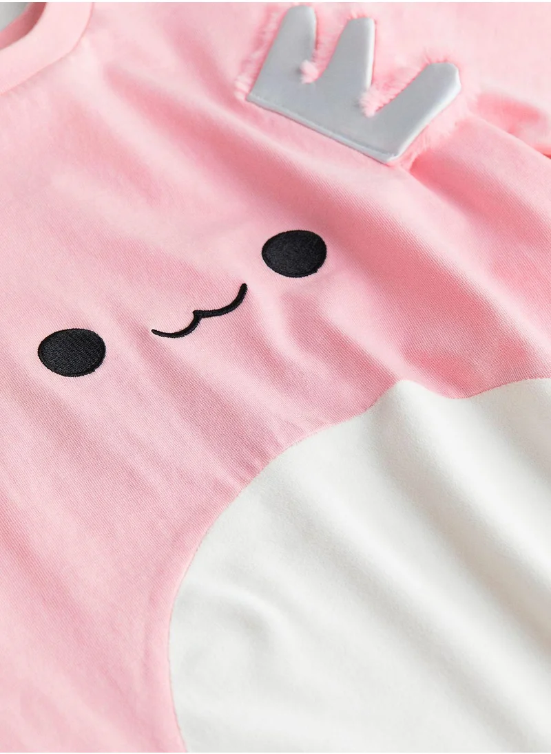 H&M Kids Crew Neck Applique T-Shirt
