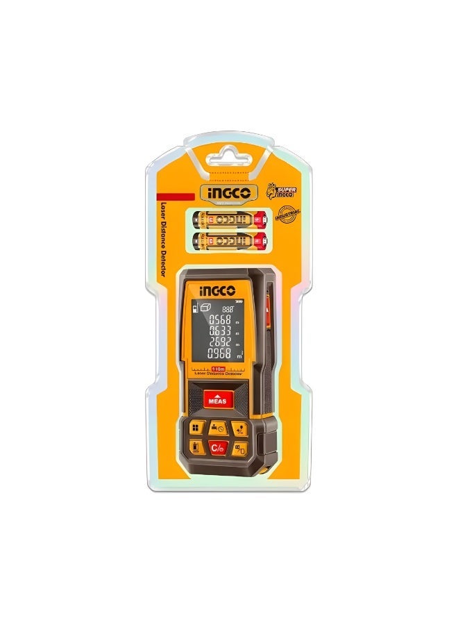 إنجكو جهاز قياس المسافة بالليزر إنجكو HLDD10089 – مدى 100 متر، دقة عالية، شاشة LCD، أداة قياس رقمية احترافية للبناء والديكور الداخلي - Image 1