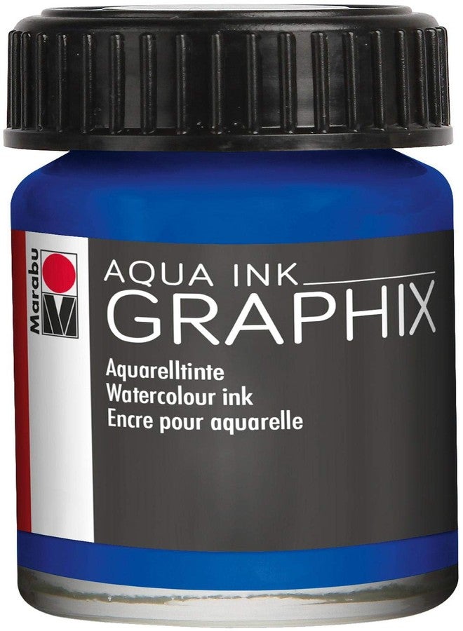 Marabu Aqua Ink 15ml-Dark Ultramarine