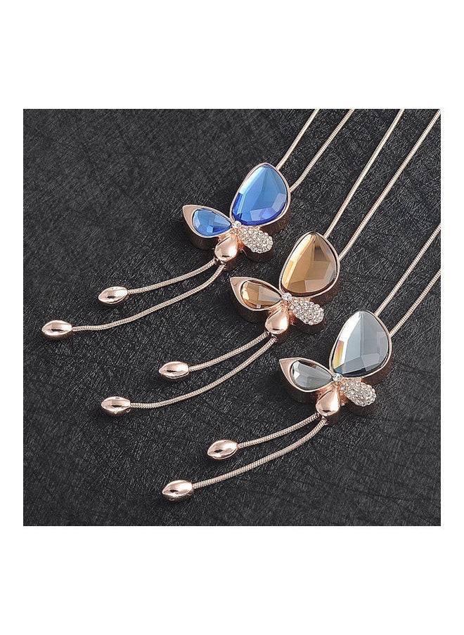 NIBEMINENT - Rhinestone Pendant Necklace - Image 1