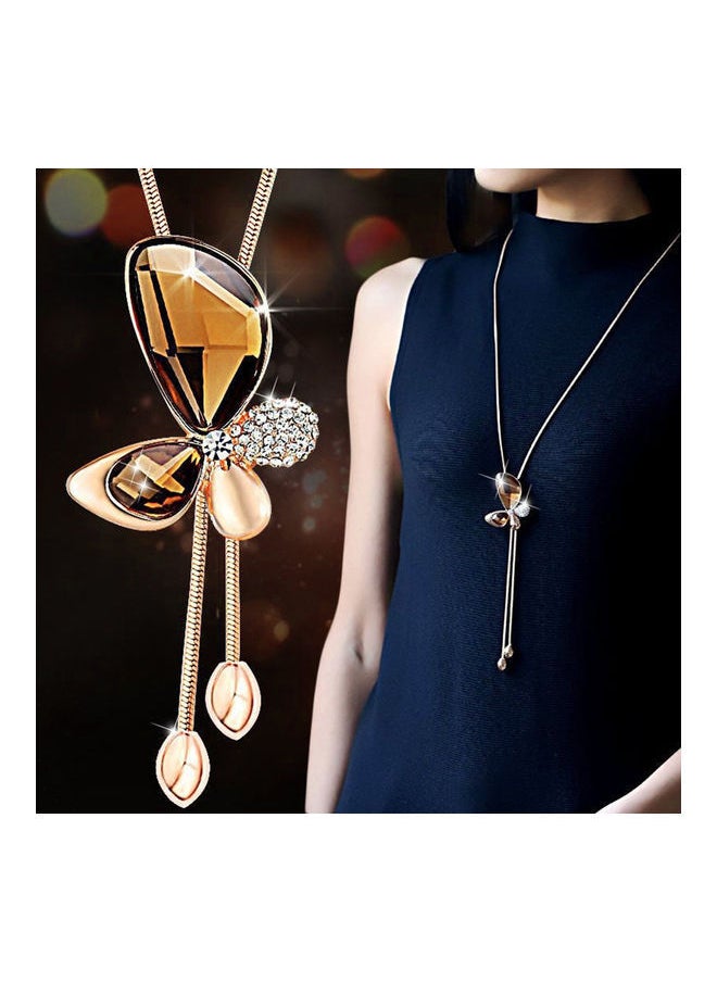 NIBEMINENT - Rhinestone Pendant Necklace - Image 1