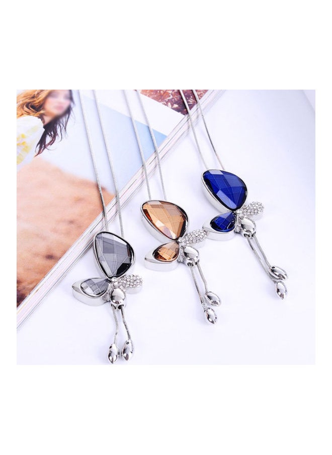 NIBEMINENT - Rhinestone Pendant Necklace - Image 1