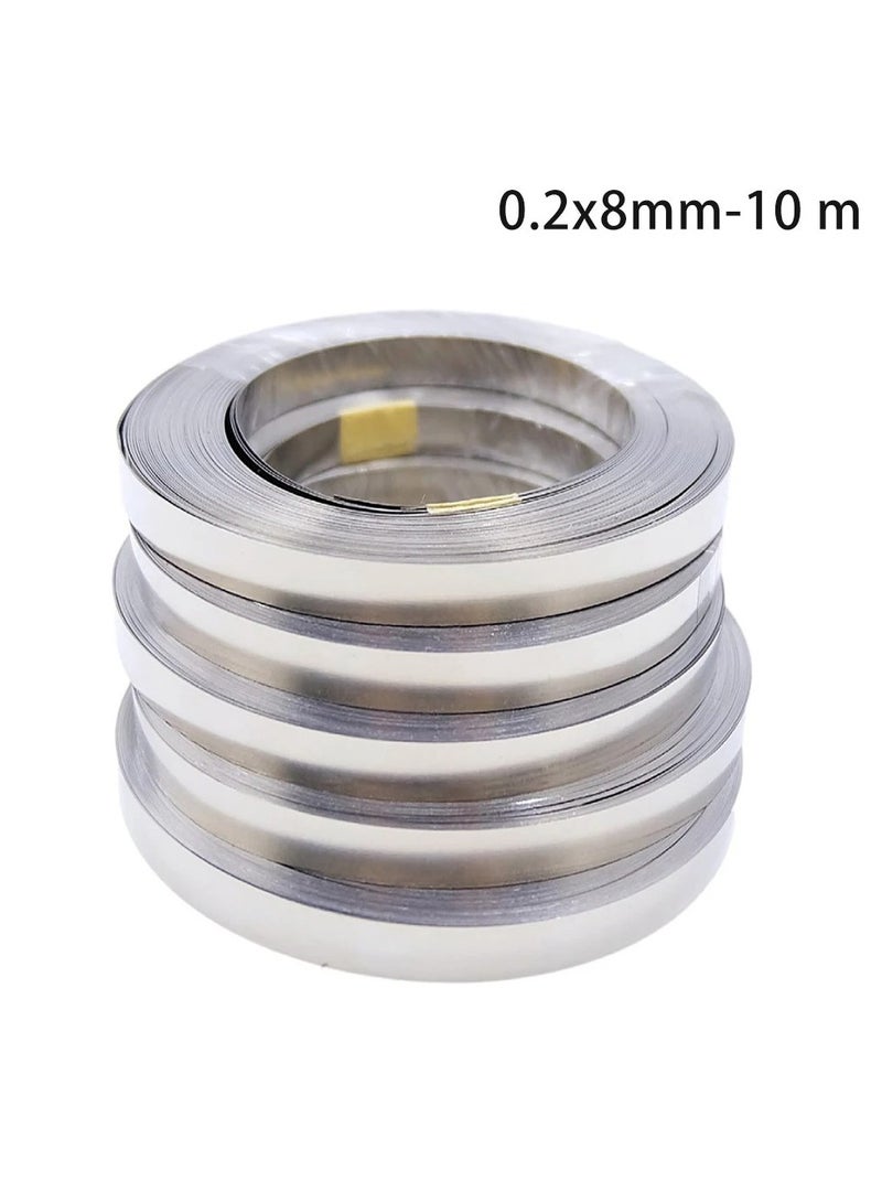 AROAQ 10M Roll 18650 Battery Nickel Strip Spot Welding Connector Nickel Plated Steel Belt for Li-ion Battery Pack Assembly  - Image 1