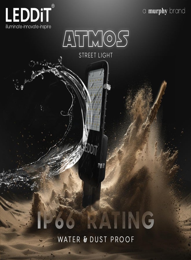 LEDDiT Atmos LED 50W Waterproof with Auto On/Off Day Night Light Sensor Street Light : Pack of 1 (Cool White BIS Approved) - Image 4