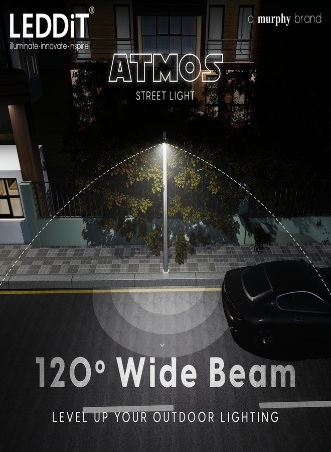 LEDDiT Atmos LED 50W Waterproof with Auto On/Off Day Night Light Sensor Street Light : Pack of 1 (Cool White BIS Approved) - Image 3