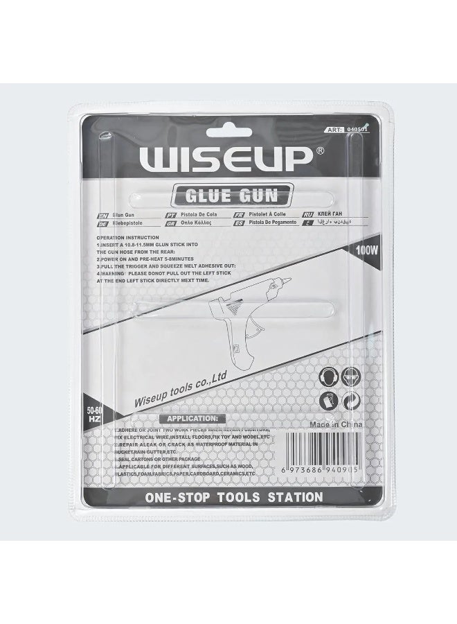 Wiseup 100W Glue Gun – Quick Heating & High Efficiency for Craft and Repair Work - Image 2
