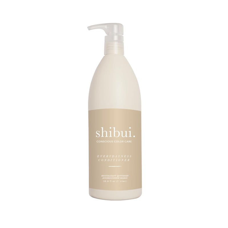 SHIBUI Everydayness Conditioner, Lightweight Hydration & Color Protection with Peach & Babassu Oils for Fine to Medium Hair, Color-Safe & Silicone-Free, 33.8 Fl Oz - Image 1