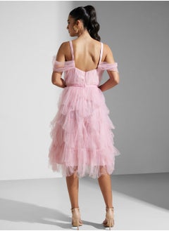 True Decadence Layered Pleated Tulle Dress  - Image 2