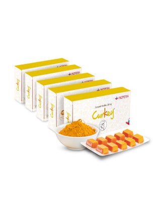 Pastilles For Quick Relief From Sore Throat From Natural Curcumin Extract From Turmeric | Sugar Free Tablets, Mint Flavour, (Pack Of 5) - pzsku/Z67701E424F2BBDC4FC10Z/45/_/1728309793/a3e36821-a8af-490f-a1a2-ea80dce07ec7