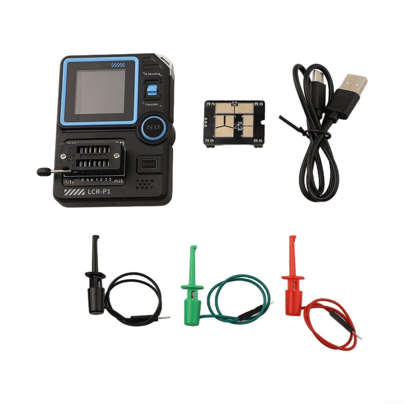 LCR P1 Transistor Tester with Color Screen USB Data Export and Replaceable Test Board - Image 3