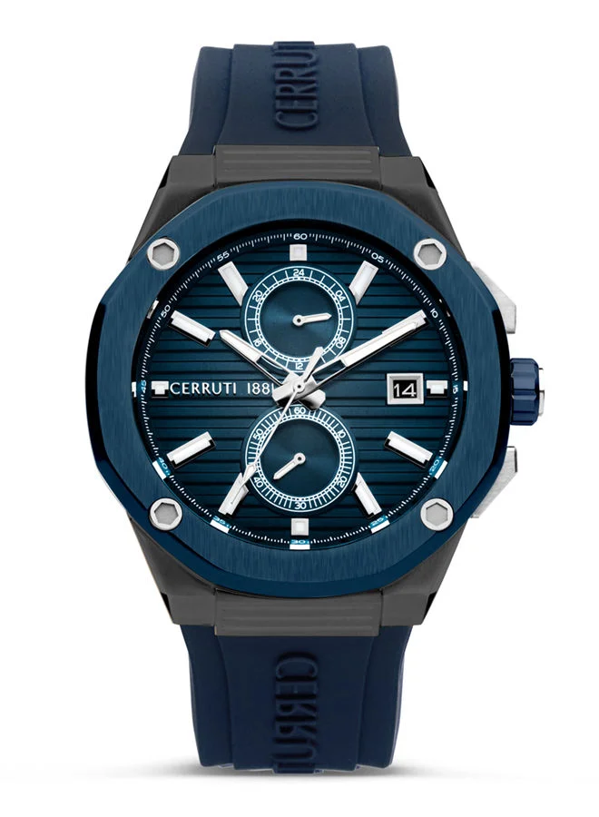 Cerruti Watch for Men - Blue Dial - 45 MM
