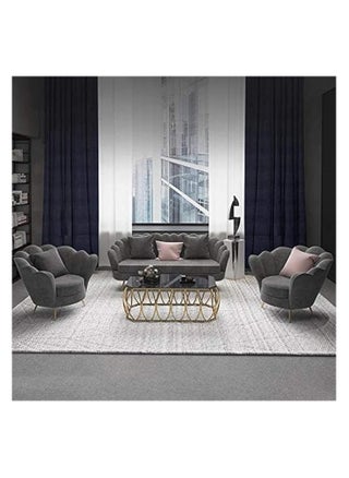 Flower Sofa Set(3+2+1).Eligent Style Sofa,Velvet Fabric - pzsku/Z67703A2CF2AE660202A2Z/45/_/1707931753/482254e3-777f-4e31-abb5-d12fe53105c1