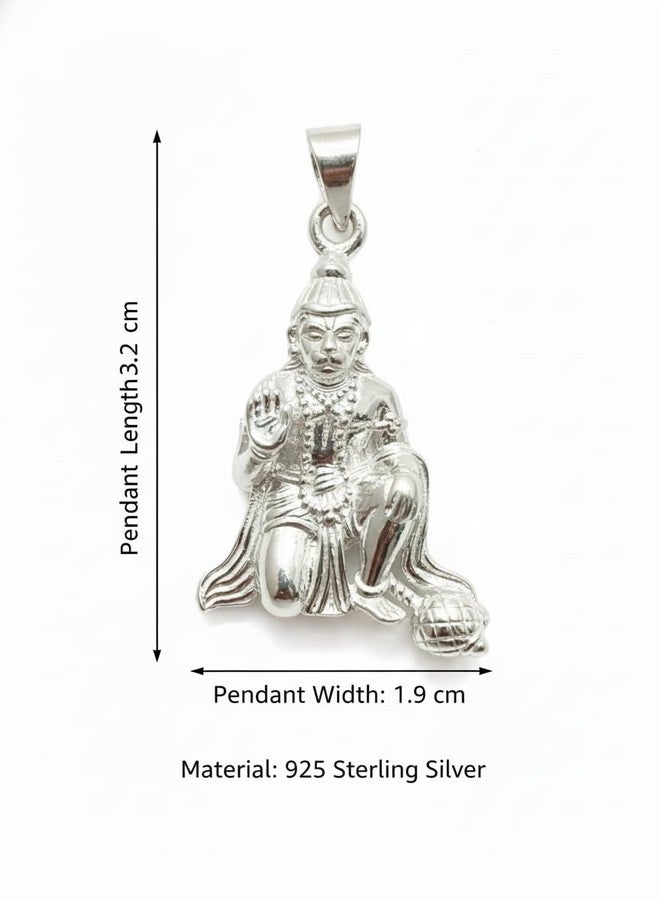 Parnika (Formerly MJ 925 Pure 92.5 Sterling Silver Divine Pendant for Boys Girls, Men & Women | God Dollar Locket | Gift For Her n Him 86 - Image 4