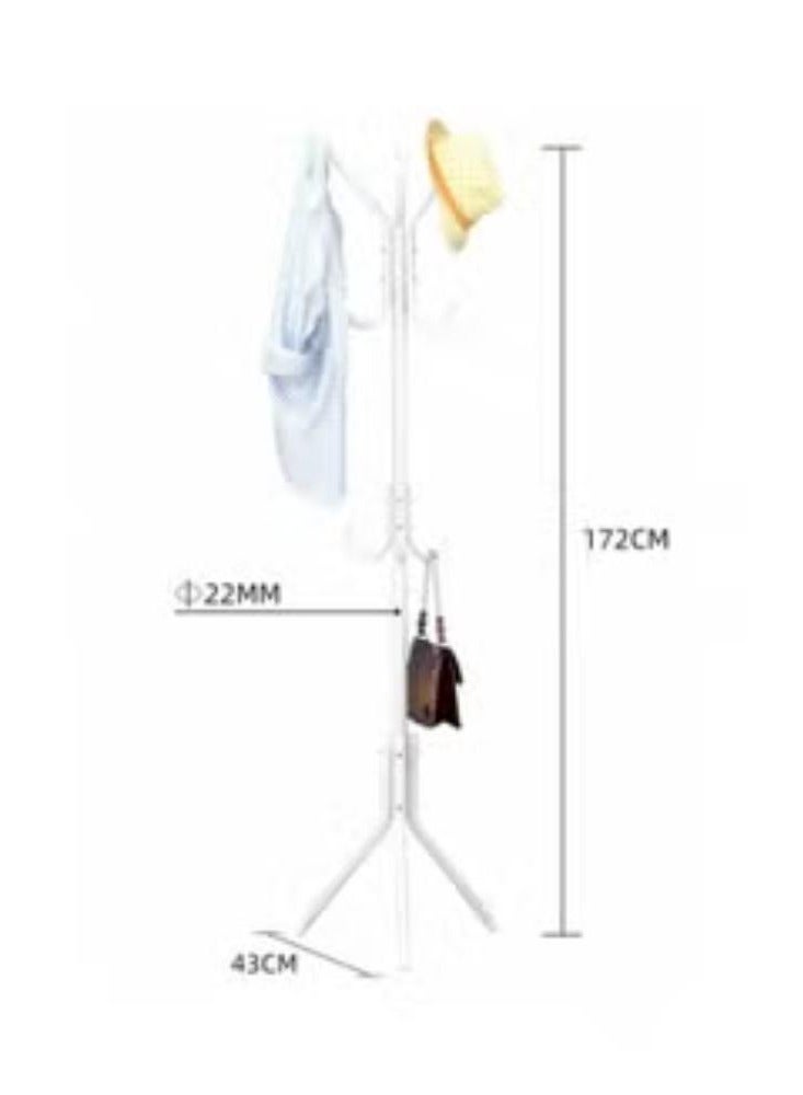 Metal Cloth Rack Clothes And Coat Hanger Rack Garments Rack Elegant White Free Standing Cloth Rack Black 172x43cm Black 172x43cm - Image 2