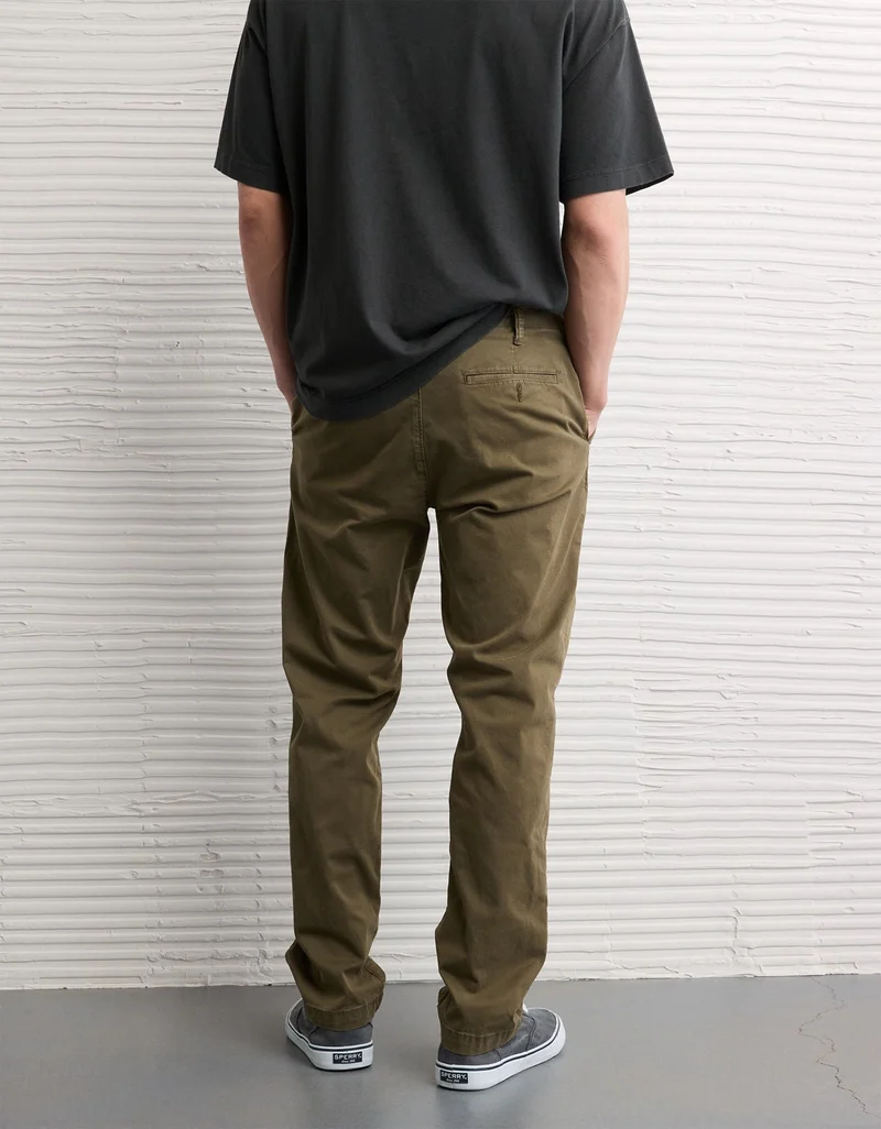 American Eagle AE Flex Original Straight Lived-In Khaki Pant