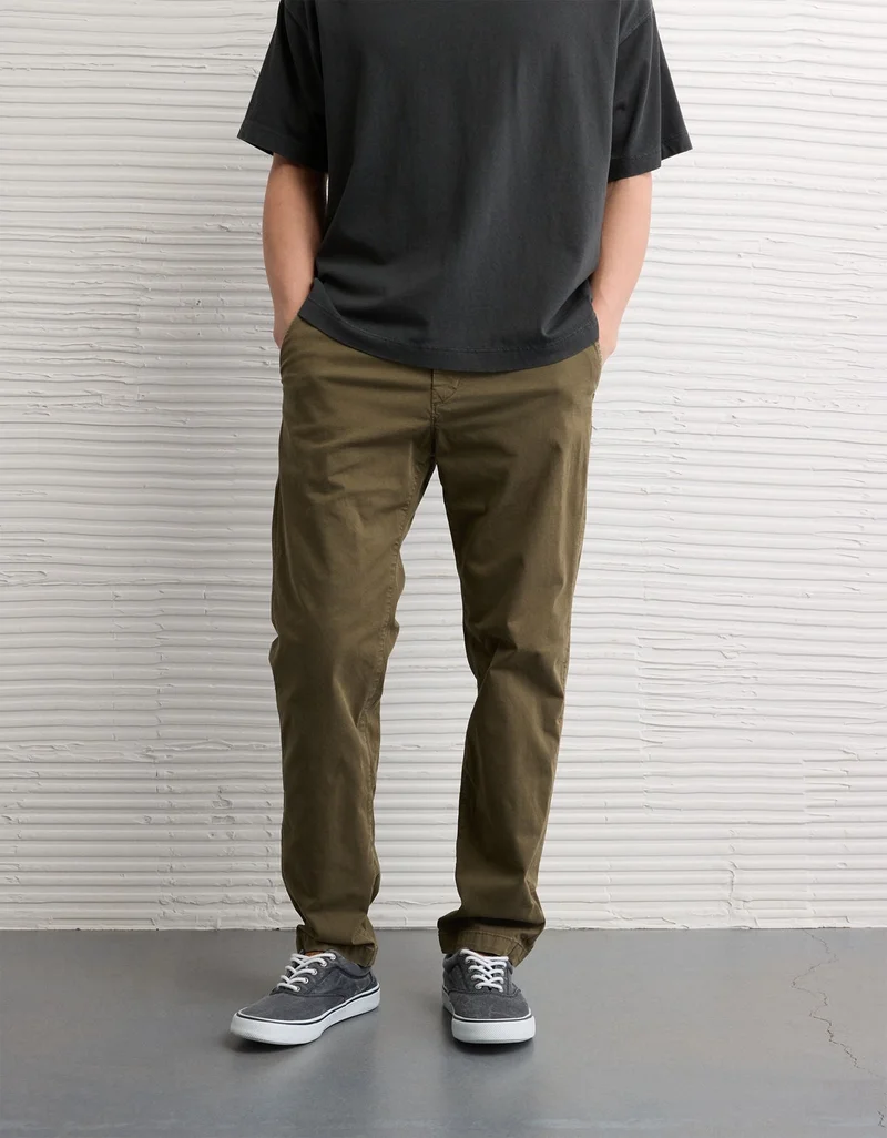 AE Flex Original Straight Lived-In Khaki Pant