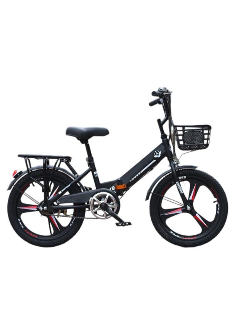 Sharpdo 20inch Foldable Mountain Bike High-Carbon Steel Frame Shock Absorber, Lightweight Portable Bike for Women and Men, City Bicycle for Work School - Image 1