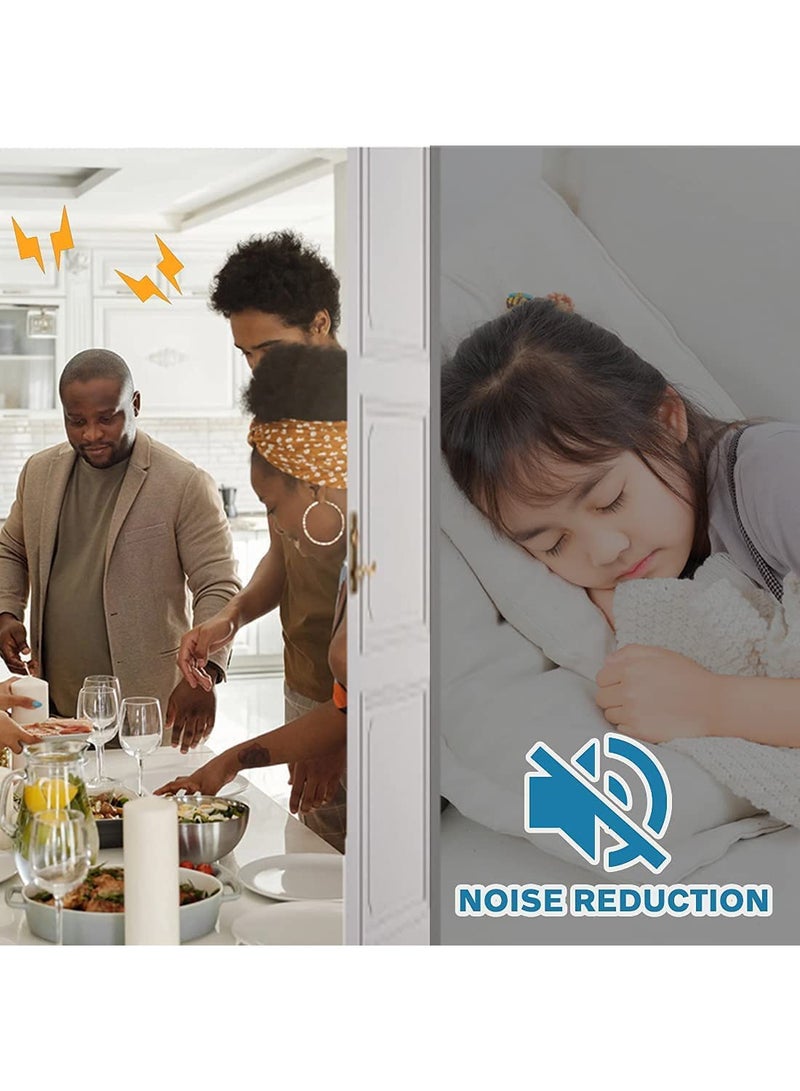 Arabest Door draft stopper, under door draft stopper door seal soundproofing, adjustable door sweep bottom seal plug weather strip for exterior interior doors, 96cm (black) - Image 5