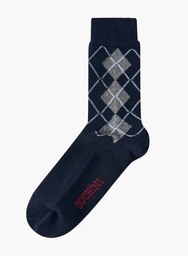 دوتشيني Pack Of 5 Crew Length Cotton Socks