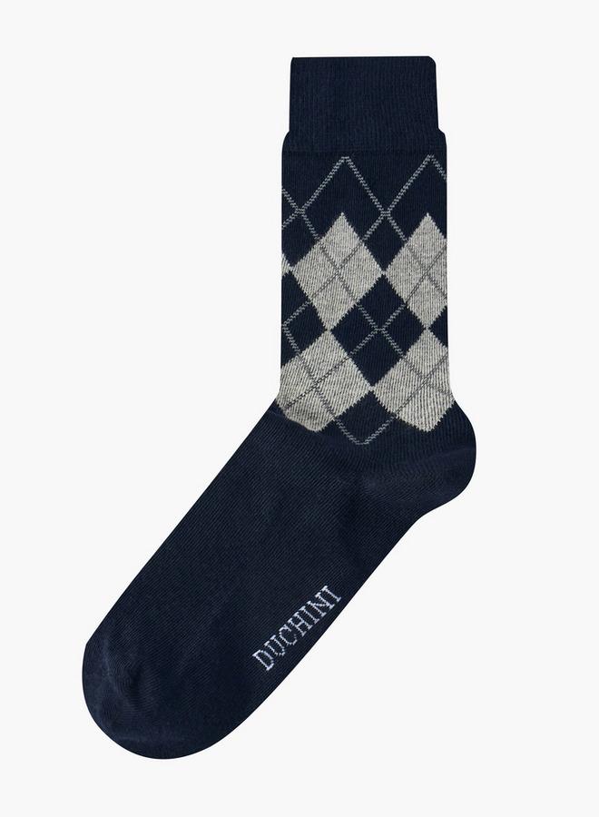 DUCHINI Pack Of 5 Crew Length Cotton Socks - Image 3