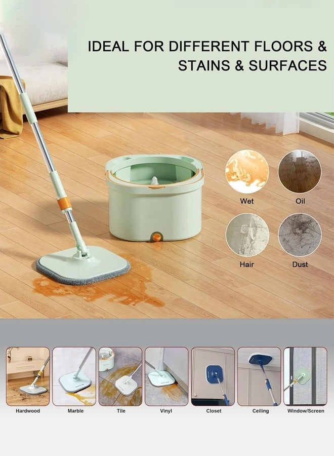 ULHYC Mop Cloth Replacement Parts 4 Square Pieces - Image 2