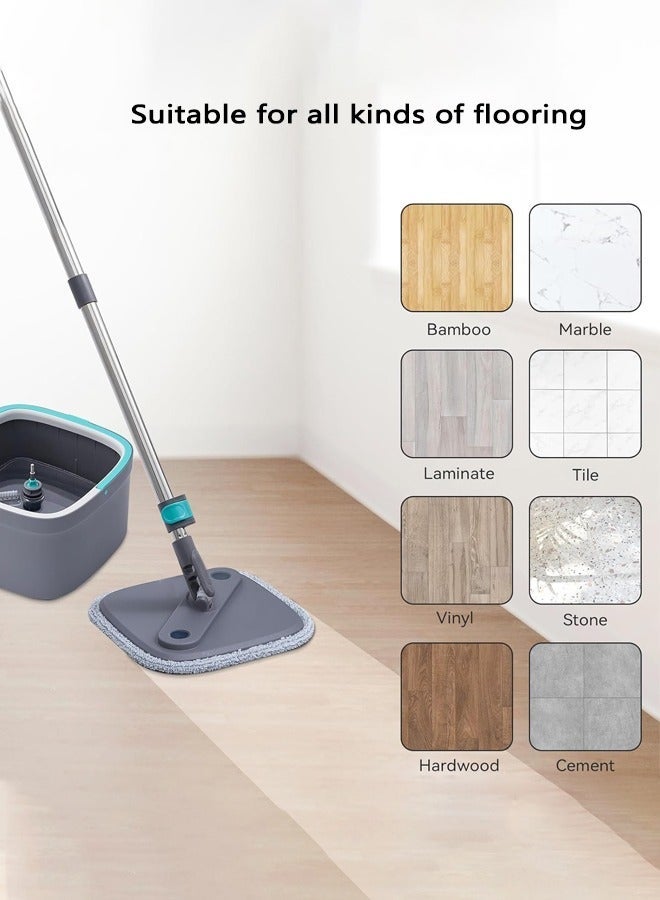 ULHYC Mop Cloth Replacement Parts 4 Square Pieces - Image 3