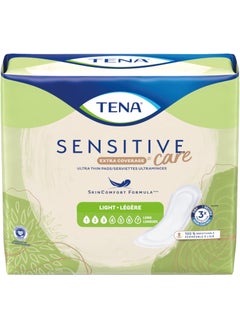 Tena TENA Intimates Extra Coverage Ultra Thin Light Bladder Leakage Pad for Women, Light Absorbency, Long Length, 6 Pack - 144 total 