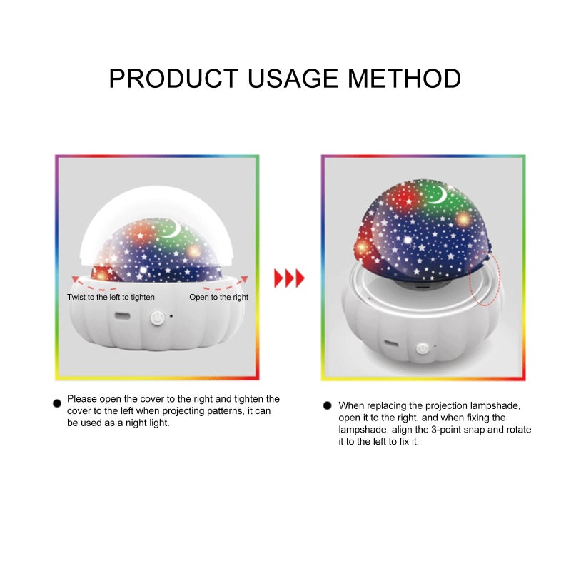 Night Light Star Projector Gifts for Kids Toddlers Lamp Ceiling Lights for Bedroom - Image 2