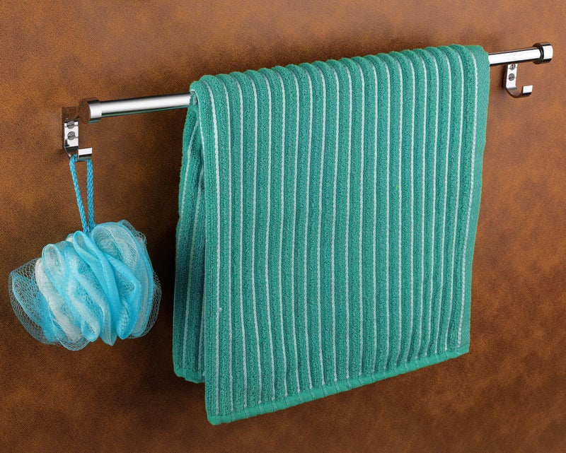 iSTAR Stainless Steel Towel Rod/Towel Rack for Bathroom/Towel Bar/Hanger/Stand/Bathroom Accessories Stand (24 Inch - Chrome Finish) - Pack of 1 - Image 1