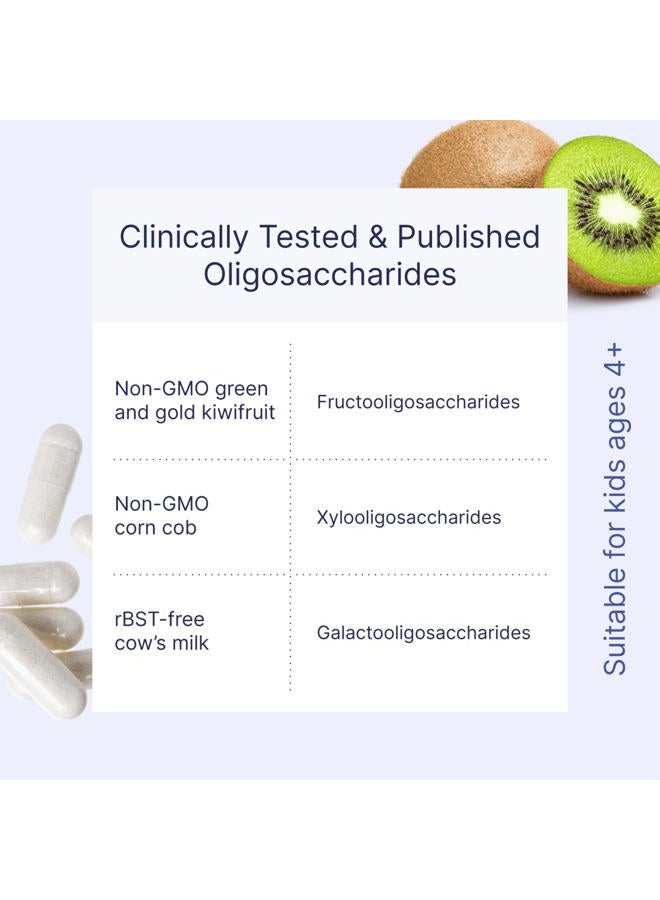Microbiome Labs ميجا بري بروبيوتيك بليند - ألياف أوليغوساكاريد المختبرة سريرياً لدعم صحة المناعة والهضم وحاجز الأمعاء - مكمل بروبيوتيك للنساء والرجال (180 كبسولة) - Image 4