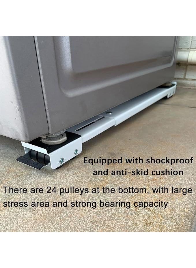 DS ENTERPRISE - Heavy Furniture Lifter Mover Tool Set - Moving Roller Wheel Set Easy and Safe Shifting Slider Tool Furniture Rollers for Washing Machines, Fridge, Sofa, Almirah, Adjustable Space Tools Heavy Objects - Image 1