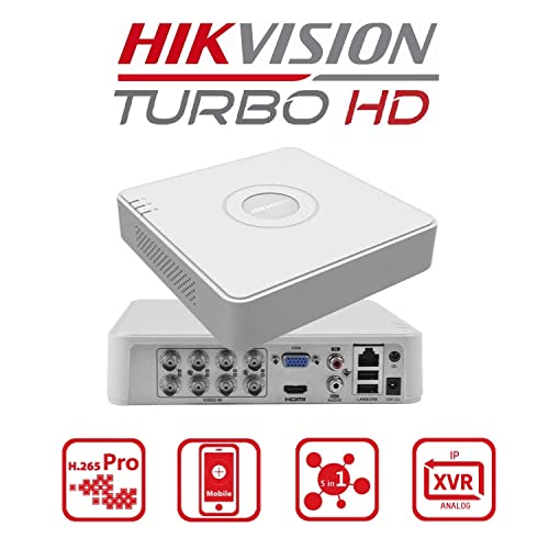 HIKVISION 8 Channel DVR 1080P Lite H.265Pro+ 2MP DVR DS-7108HGHI-K1 (Without Hard Drive), White - Image 2