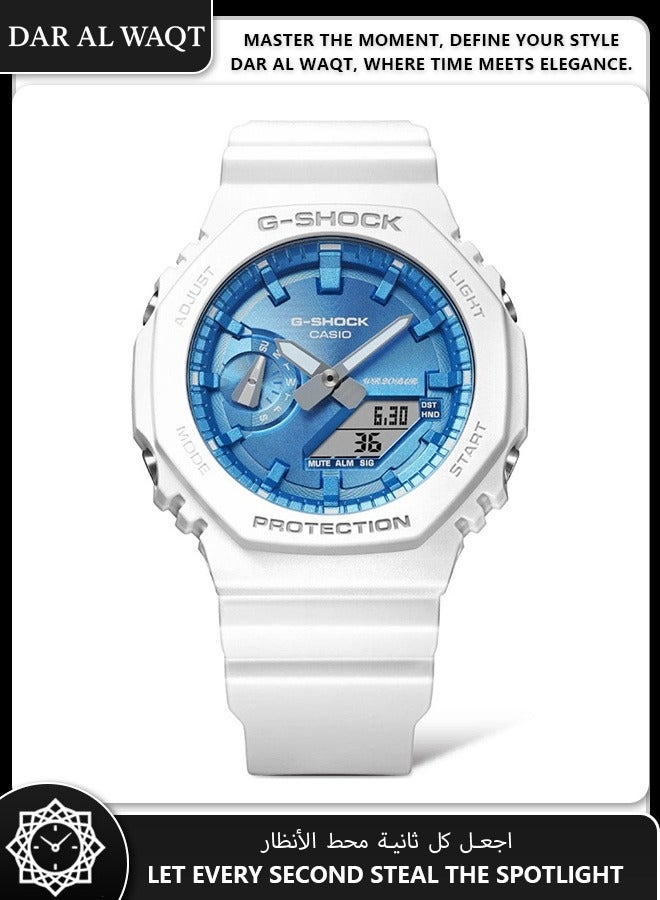 Casio G-Shock GA-2100WS-7A Winter Seasonal Pair Watch Set 2023 - Iridescent Vapor Deposition Dial, 200M Water Resistant, Matching Couple Watches, Holiday Gift Collection - Image 2